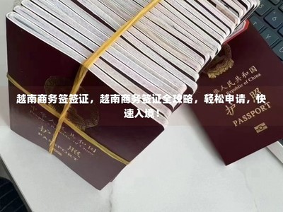 越南商務(wù)簽證全攻略 輕松申請，快速入境